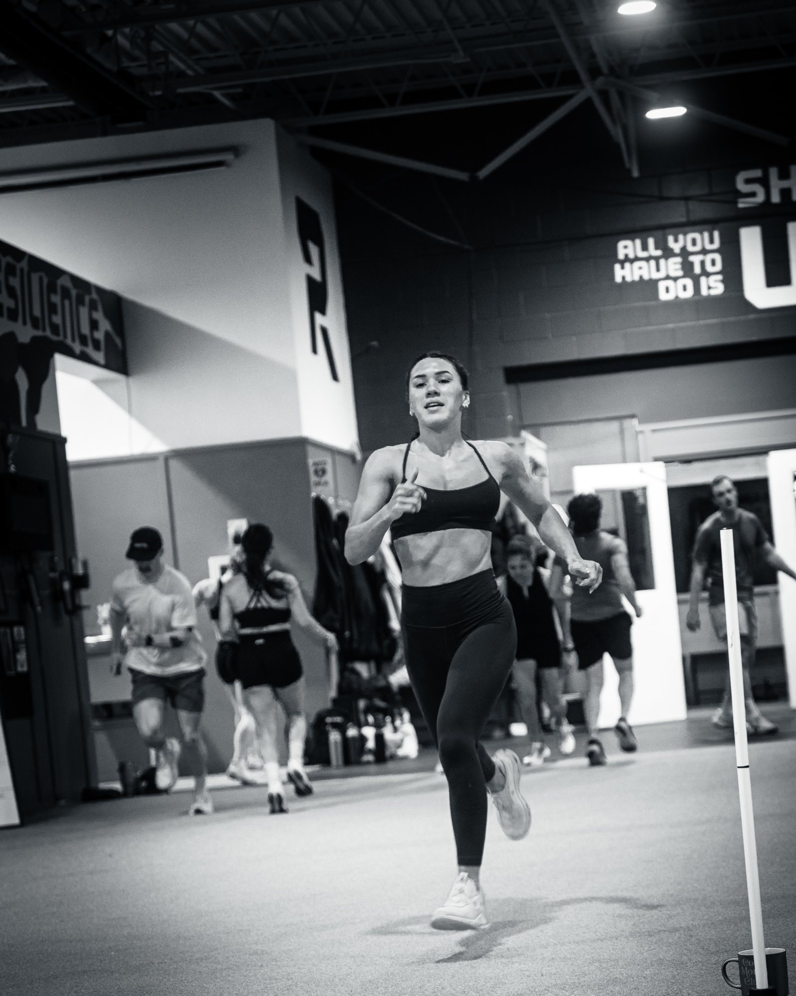 Athlete training at Resilience